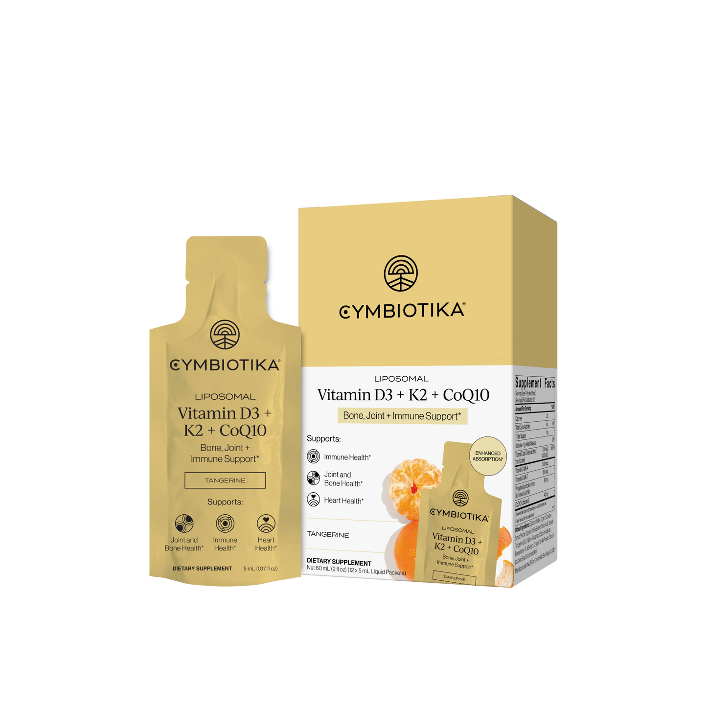 Liposomal Vitamin D3 + K2 + CoQ10 12-Pack Starter Kit